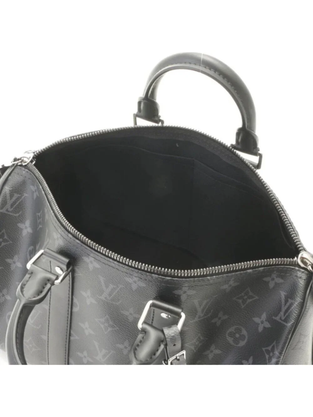 Louis Vuitton Keepall Bandouliere 35 Tag Boston Bag Monogram Eclipse Reverse